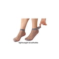 thumbnail image 4 of INSPIRE CHIC Women's Dots Pattern Ankle Length Stretchy Sheer Socks Gray, 4 of 5
