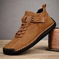 thumbnail image 7 of Women's Handmade Leather Orthopedic Comfy Shoes, Unisex Waterproof Orthopedic Adjustable Walking and Hiking Sneakers, Slip-On Soft Comfort Support Boots, 7 of 7