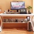 thumbnail image 3 of Mesa plegable de plástico para ordenador portátil, silla de oficina para juegos, escritorios para habitación, muebles de estudio, soportes para Tv, escritorio con cajones Ufficio Bad, 3 of 4