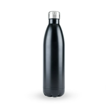 

True2Go: 750ml Water Bottle in Matte Black by True
