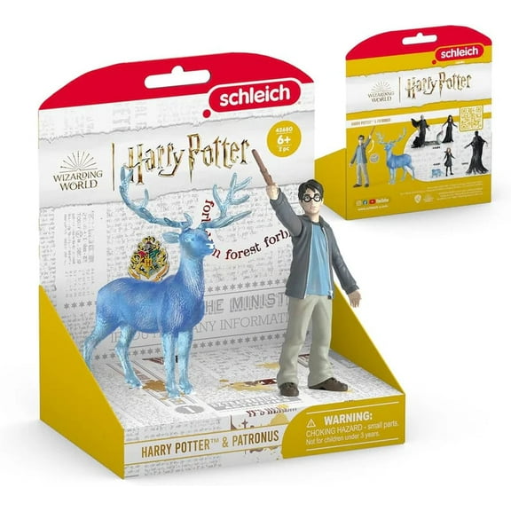 schleich 42680 Harry Potter & Patronus, from 6 years WIZARDING WORLD - Figurine, 16 x 11 x 18 c