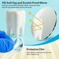 thumbnail image 4 of Disposable Dental Mirrors with Spatula Handle, Individually Wrapped, 2000 Pack – White, 4 of 7
