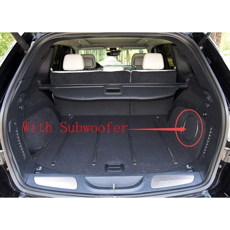TOUGHPRO Cargo/Trunk Mats Accessories for Alfa Romeo Stelvio with Subwoofer All Weather Heavy Duty (Made in USA) Black Rubber 2018 2019 2020 2021 2022 2023 2024 2025