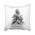 thumbnail image 1 of RYLABLUE Merry Christmas Snow Tree Cedar Decorative Pillowcases With Hidden Zipper Decor Cushion Covers Two Sides 18x18 inches, 1 of 1