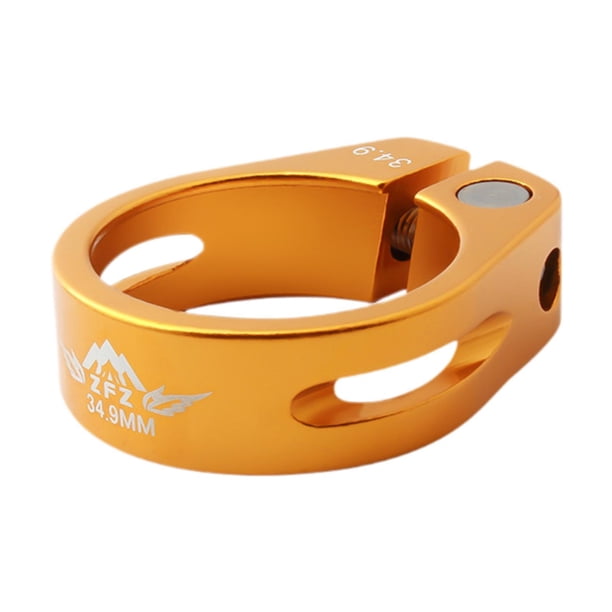 Abrazadera de tija de sillín de bicicleta de repuesto premium de aleación de aluminio con bloqueo para bicicletas plegables 349 mm