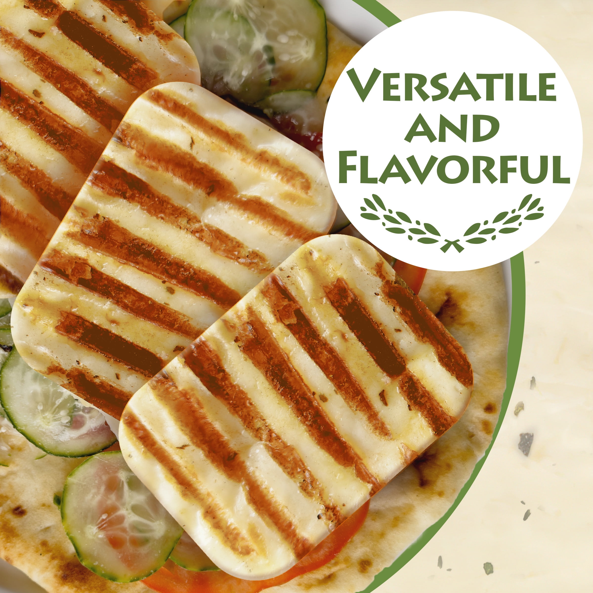 Greco Halloumi Cheese Chunk, 7.9 oz (Refrigerated)