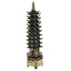 thumbnail image 2 of Estatua ornamental de templo budista chino, pagoda, estupa, artesanía de la fortuna Feng Shui Bronce 18cm, 2 of 8