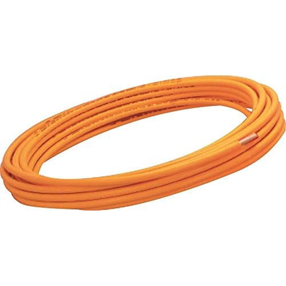 DG06050 Coated Copper Tubing, Orange, 3/8" Od x 50'$$
