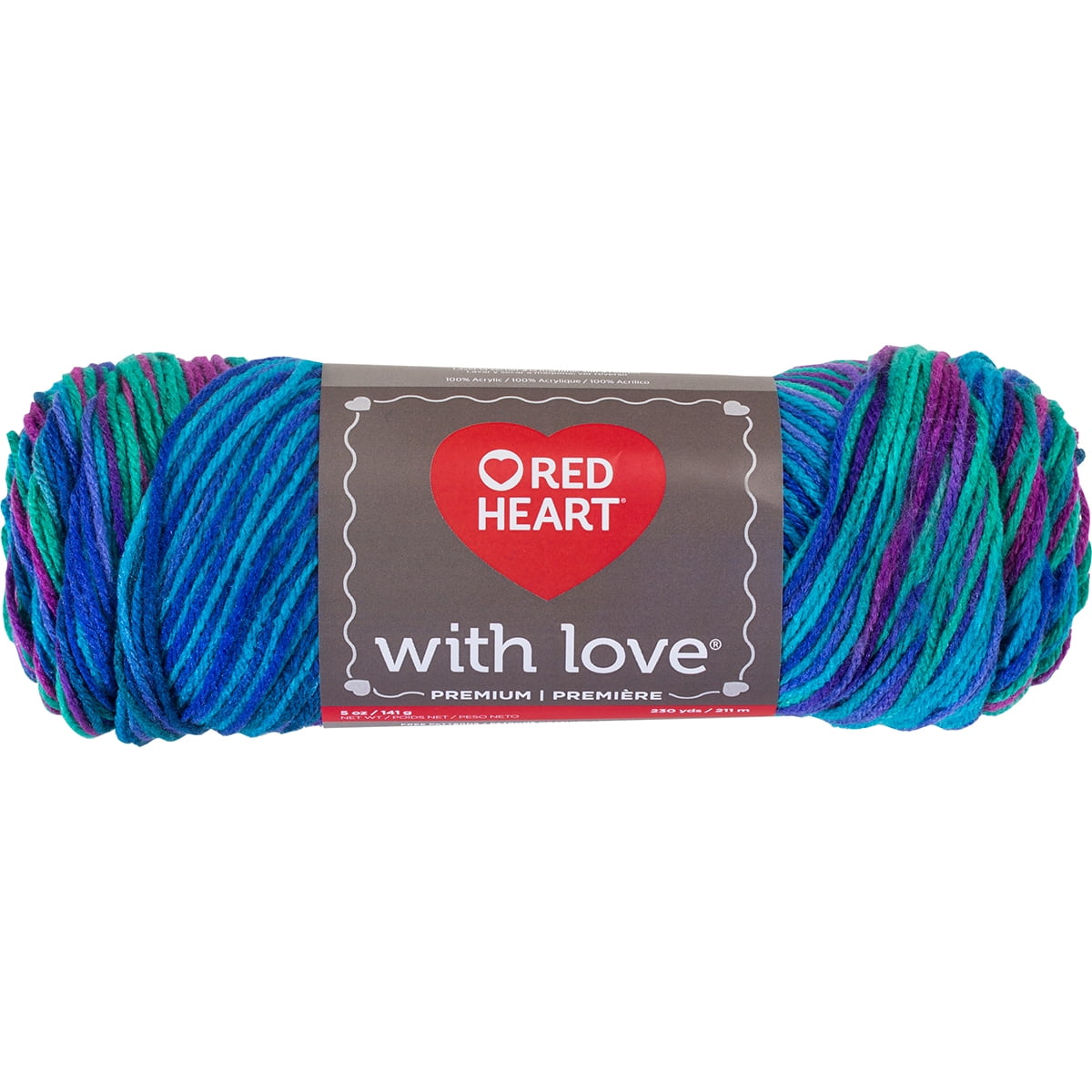 Red Heart With Love Yarn-Parade - Walmart.com