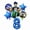 blue8, variant on Htrade Roblox Birthday Party Balloons Foil，Roblox Balloons,6PCS