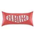 thumbnail image 3 of Dailycode Satin Pillow Case Standard Silk Pillow Cover for Hair and Skin Envelope Closure Love Heart and Red Roses 20"x26", 3 of 9