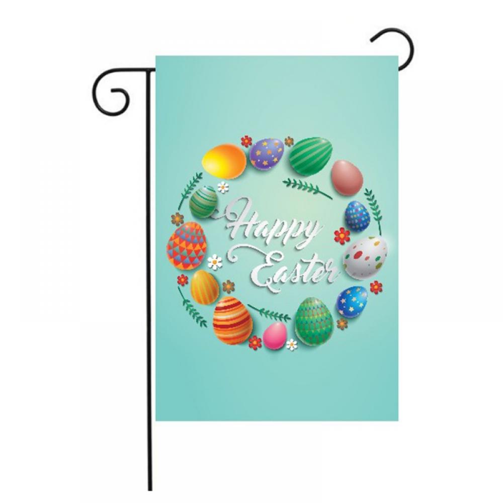 Clearance Easter Garden Flag 12"x18" Bunny Rabbit Spring Garden Flag