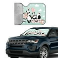 thumbnail image 2 of Yiaed Cute Panda Print Car Windshield Sunshade Front Auto Car Front Window Sun Shade Foldable Sun Visor Shield Cover Auto Accessories for Sedan SUV Truck-Medium, 2 of 5