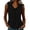 Black*, variant on Women's Tank Tops Loose Fit Solid Color Tops Peter Pan Collar Casual Wear Sleeveless Comfortable Knit Tops Chic Holiday Vest
