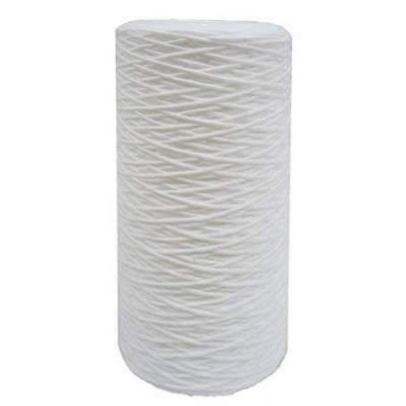 Hydronix SWC-45-1020 Universal Whole House Sediment String Wound Water Filter Cartridge 4.5" x 10" - 20 Micron
