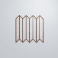 thumbnail image 5 of Ekena Millwork 15 3/8"W x 15 3/8"H x 3/8"T Medium Conroe Decorative Fretwork Wood Wall Panels, Walnut, 5 of 6