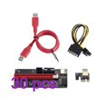 thumbnail image 1 of Wweixi PCI-E Riser Board 1X to 16X Extender 6-pin Adapter Card PCI-E GPU Extender Board Computer Accessory, 1 of 9