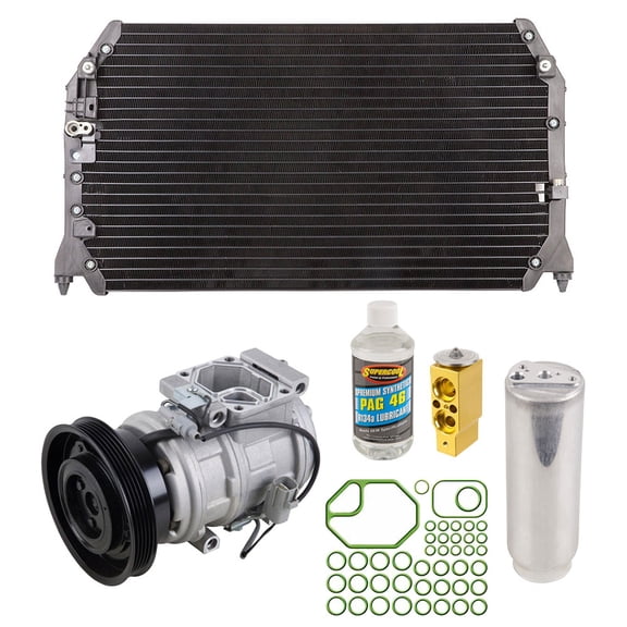 For Toyota Camry & Solara 2.2L A/C Kit w/ AC Compressor Condenser & Drier - BuyAutoParts