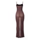 thumbnail image 5 of Txlixc - Vestido largo con tirantes para mujer, informal, con perspectiva de moda, de hilo de malla, sin espalda Txlixc  Moda, 5 of 9