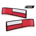 thumbnail image 3 of PIT66 1 Pair Set Taillights Taillamps Lens Fit for 87-93 Ford Mustang Fox Body LX Style, 3 of 9