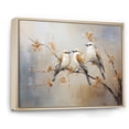 thumbnail image 2 of Designart "Simplistic Floral Birds Of Paradise I" Birds Of Paradise Floater Framed Wall Decor, 2 of 5