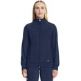 thumbnail image 1 of Infinity Cherokee Veste d'Infirmière à Fermeture Éclair devant pour Femmes, Tissu Extensible 4 Directions 2391A, S, Marine, 1 of 4