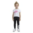 thumbnail image 4 of Toddler & Little Girls 2T-6X Nike Club High Rise Leggings Color: Black Size: 5, 4 of 4