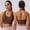 A1 Brown, variant on Halter Sports Bras for Women,Halter Workout Top Seamless Padded Basic Bra Open Back Gym Crop Top Low Back Yoga Bra Halter Top with Built In Bra Athletic Tops Scoop Neck Sports Bra Tank Tops Black L