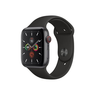 Apple Watch SE GPS, 44mm Space Gray Aluminum Case with Black Sport