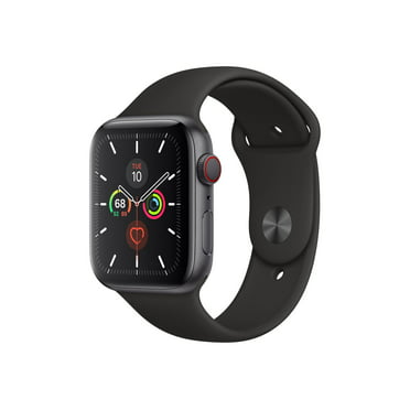 Apple Watch SE GPS, 40mm Space Gray Aluminum Case with Black Sport Band -  Regular (Refurbished)