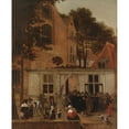thumbnail image 3 of Hendrick van der Burgh 15x18 Black Modern Framed Museum Art Print Titled - The Conferring of a Degree at the University of Leiden About 1650 (C. 1650 - C. 1660), 3 of 5