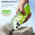 thumbnail image 3 of ShellTech Compatible for iPhone 13 Pro Case Built with Screen Protector, Lightweight and Stylish Full Body Shockproof Protective Rugged TPU Case for Apple iPhone 13 Pro 6.1 inch,Green, 3 of 7