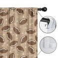 thumbnail image 4 of Blackout Kids Curtains,Football with Symbols Pattern Childrens Insulated Curtains Set Of 2,Bedroom Essentials,Toddler Room Decor 42"x63", 4 of 5