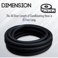 Abrasive Sandblast Hose 1/2 ID , 1 OD Blast Hose 6 Feet Long Abrasive Sandblast Hose 1/2 ID , 1 OD Blast Hose 6 Feet Long