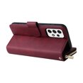 thumbnail image 5 of Feishell for Samsung Galaxy A53 5G (6.5 inch) Wallet Case for Women Men,Premium PU Leather Magnetic Clasp Zipper 9 Card Slots Folio Flip Holder Shockproof Purse Phone Case with Wrist Strap,Winered, 5 of 8