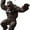 Black and Brown, variant on Godzilla VS Kong 6 Inch Action Figure S.H. Monsterarts - Kong