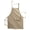 Khaki, variant on Ed Garments Machine Washable Pocketless Bib Apron, RED, One Size