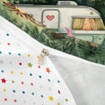thumbnail image 4 of meiyoeat Happy Camping Bedding,Girls,Cute Gnome Camper Print Duvet Cover Full For Girl,Polkadot Reversible,3-Piece,1 Duvet Cover and 2 Pillowcases, 4 of 6