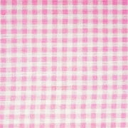 Burlington Large Wicker Hamper Liner, Pink Gingham
