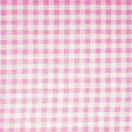 Burlington Large Wicker Hamper Liner, Pink Gingham