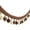 coffee, variant on 3Yard Colorful Trim Ball Fringe, Decorative Ball Beaded Garland for Curtains, Lampshades, Pillows, DIY Craft Decor, Ball Edge Trim for Home Sewing Projects
