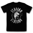 thumbnail image 1 of T-Shirt Noir d'Étalon de Craie Rocheuse, 1 of 2