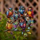 thumbnail image 5 of Colgante de búho acrílico con cadena | Bonito diseño de animal para decorar ventanas y puertas | Regalo transparente para el hogar, cumpleaños o festividades, 5 of 8