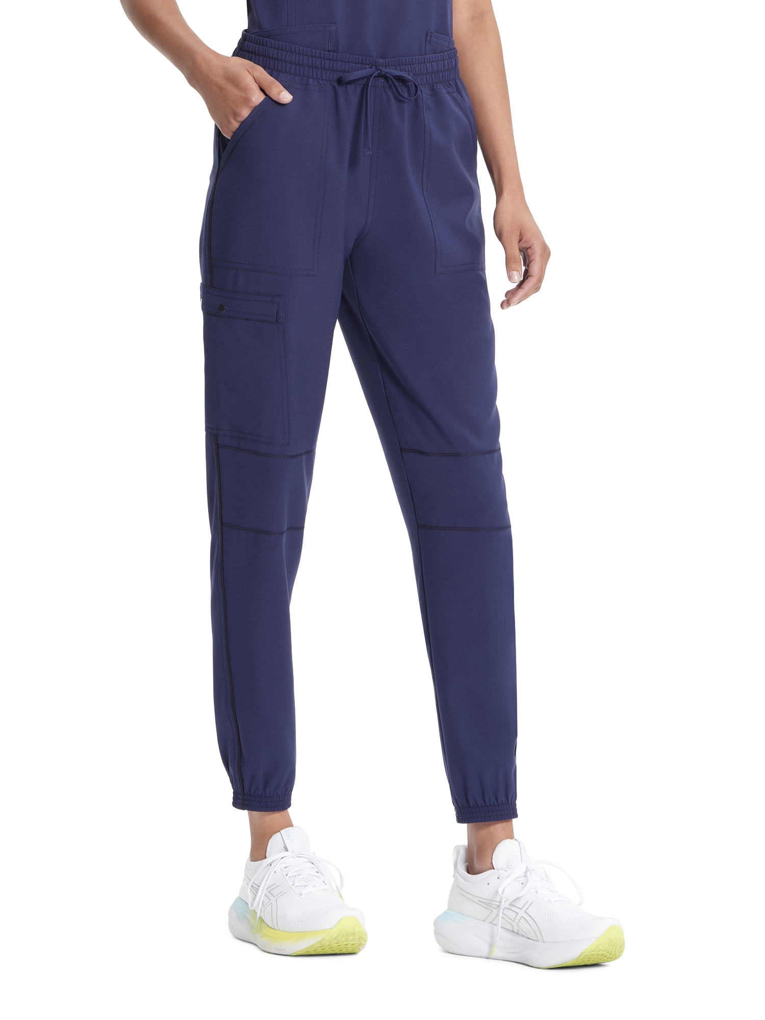 Scrubstar Women's Ethical Fabric Stretch Drawstring Jogger Cargo Scrub Pant, Sizes XS-3XL