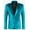 Blue Green, variant on COOFANDY Men's Velvet Tuxedo Jacket - One Button Notched Lapel Velour Suit Jacket for Prom Wedding
