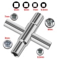 thumbnail image 2 of MYG MINI 4 IN 1 Universal Faucet Wrench Square Key Plumber Bathroom Wrench Socket, 2 of 9