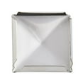 thumbnail image 2 of Post cap stainless steel to steel galvanized cover cap pyramid, 2 of 5