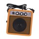 thumbnail image 2 of Mini amplificador de guitarra, amplificador de sonido versátil, amplificador de instrumentos musicales portátil amarillo, 2 of 9