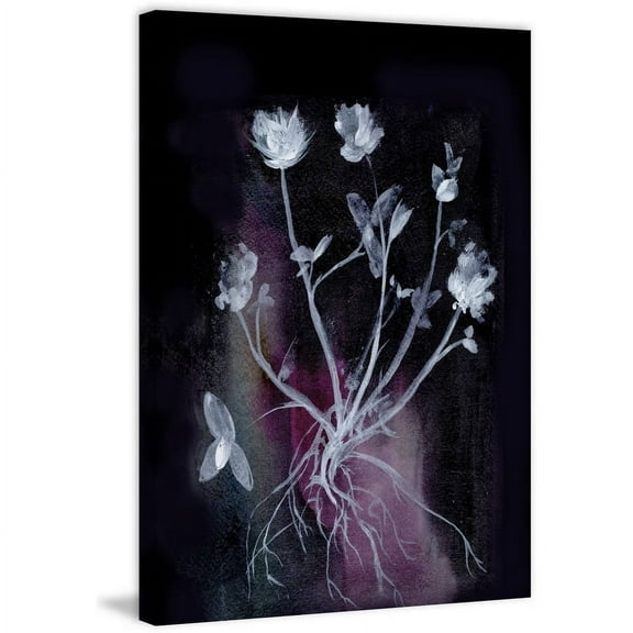 "Dark Garden" Painting Print on Wrapped Canvas