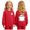 Red, variant on Leey-World Kids Halloween Sweatshirt Ghost Cute Crewneck Kids Tops Girls Halloween Shirt Long Sleeve Festival Pullover Sweatshirt